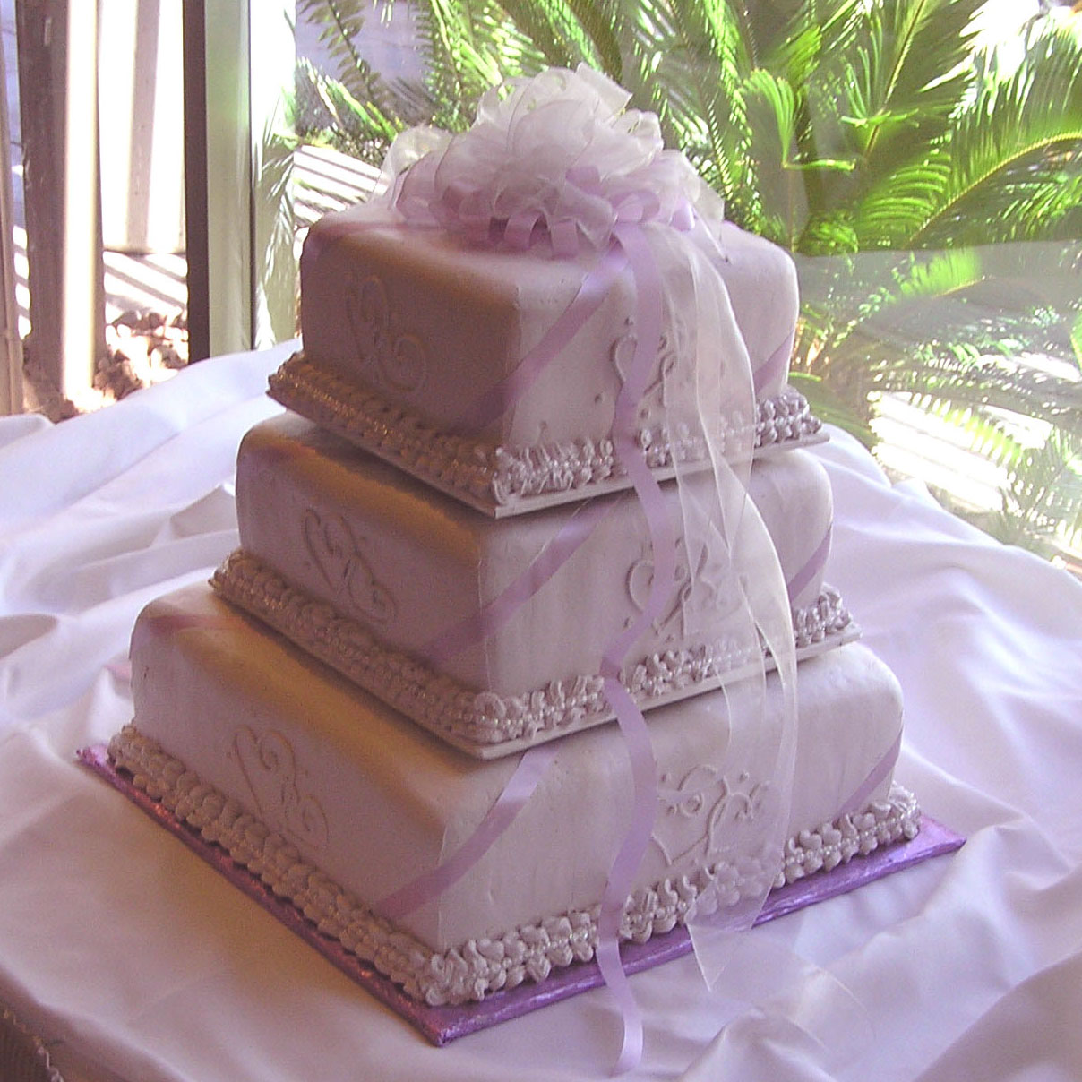 Lavender Wedding Cake