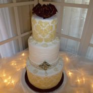 Champagne Wedding Cake