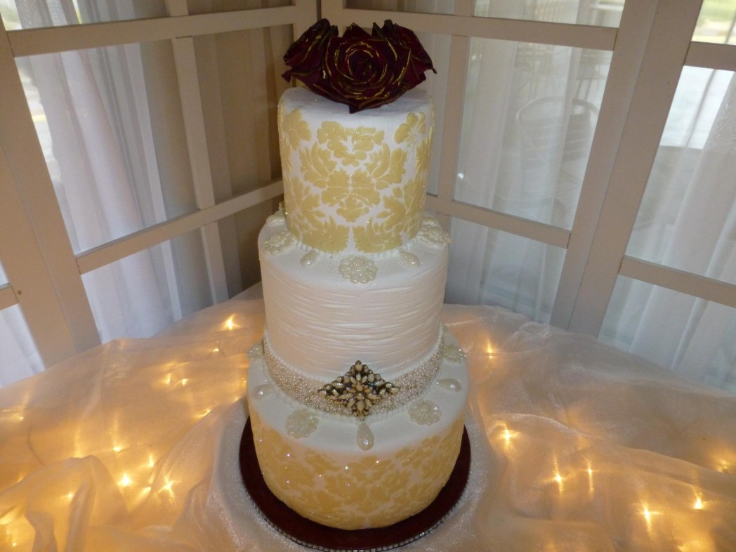 Champagne Wedding Cake