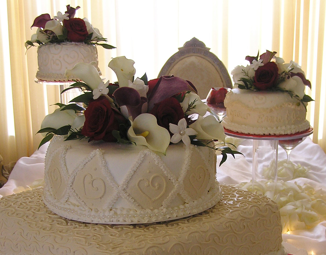 Champagne Wedding Cake