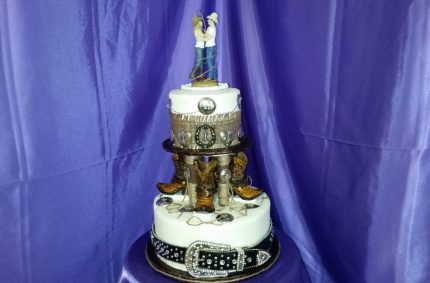 Cowboy Wedding Cake