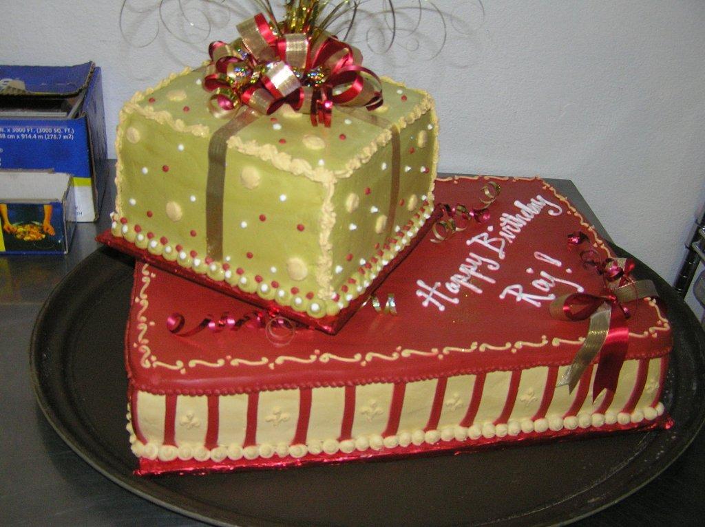 Gift Box Cake
