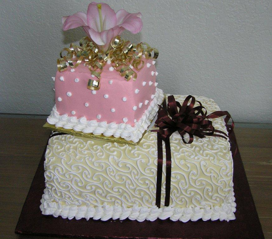 Gift Packages Uniquely wrapped in Butter-Cream Icing