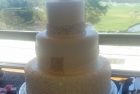 Gold 3 Tier Cake