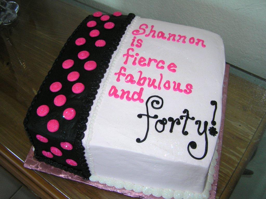 Hot Pink Birthday Cake