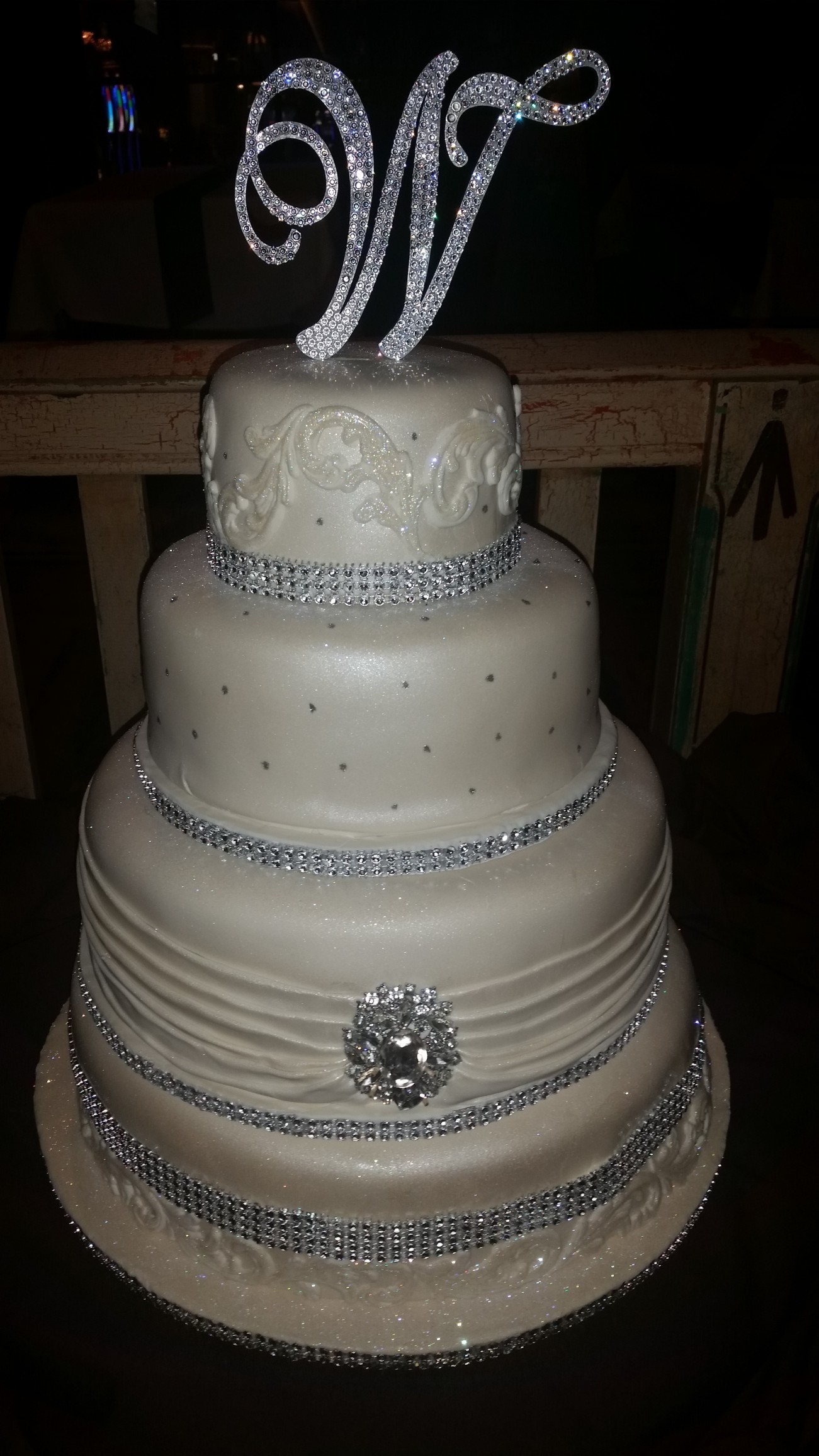 Ivory Pearlized Cake