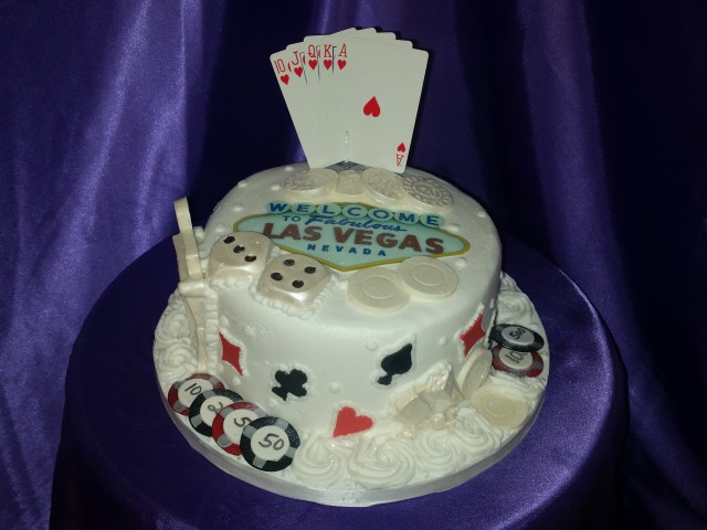 Las Vegas Gamblers Cake