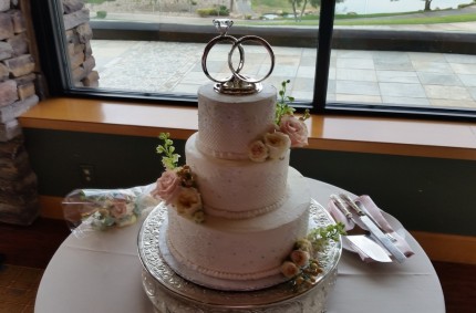 Light Green Lace Cake