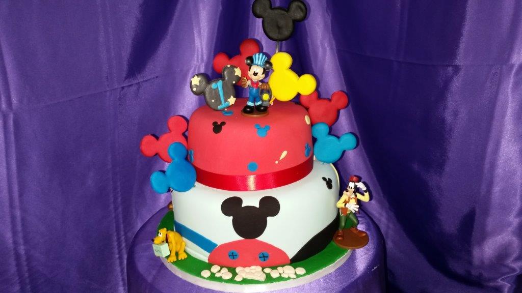 Mickey Mouse Playhouse Birthday Cake