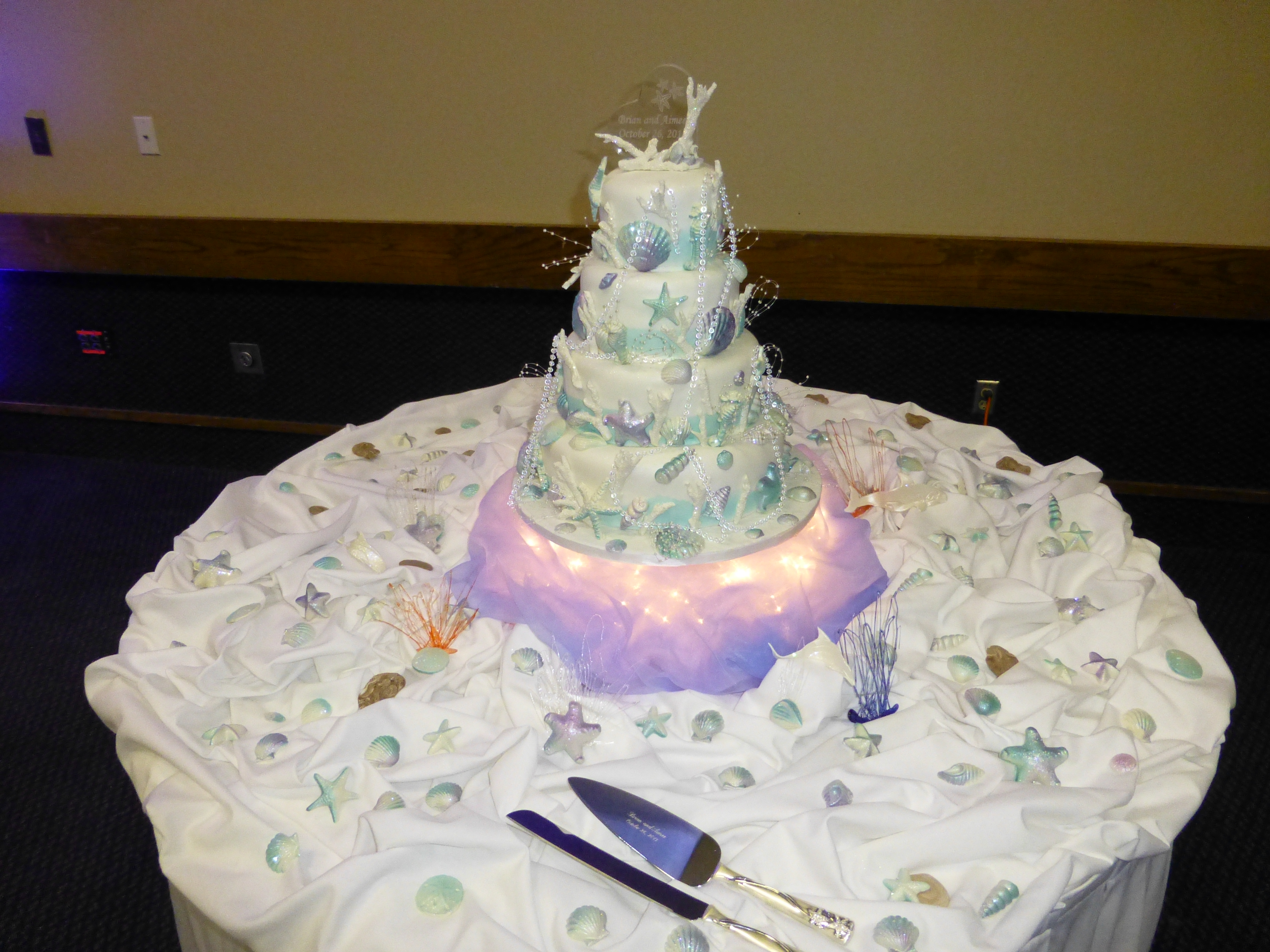 Ocean Wedding Cake