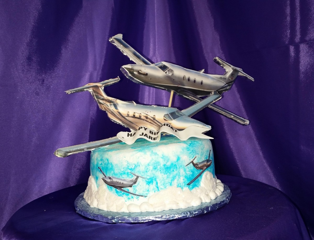 Pilot Birthday Cake