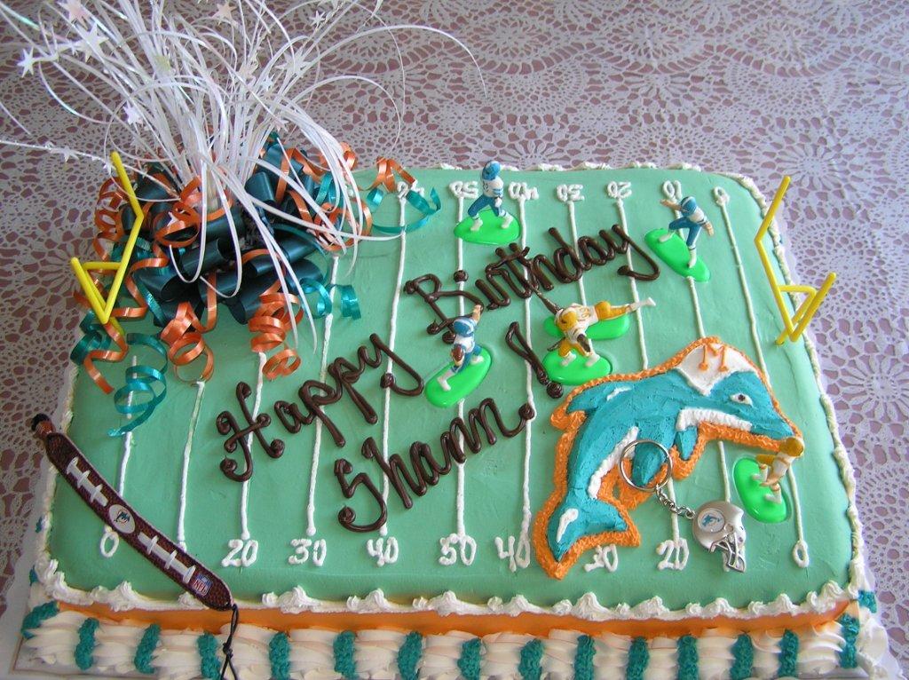 Sports Dolphins Cake