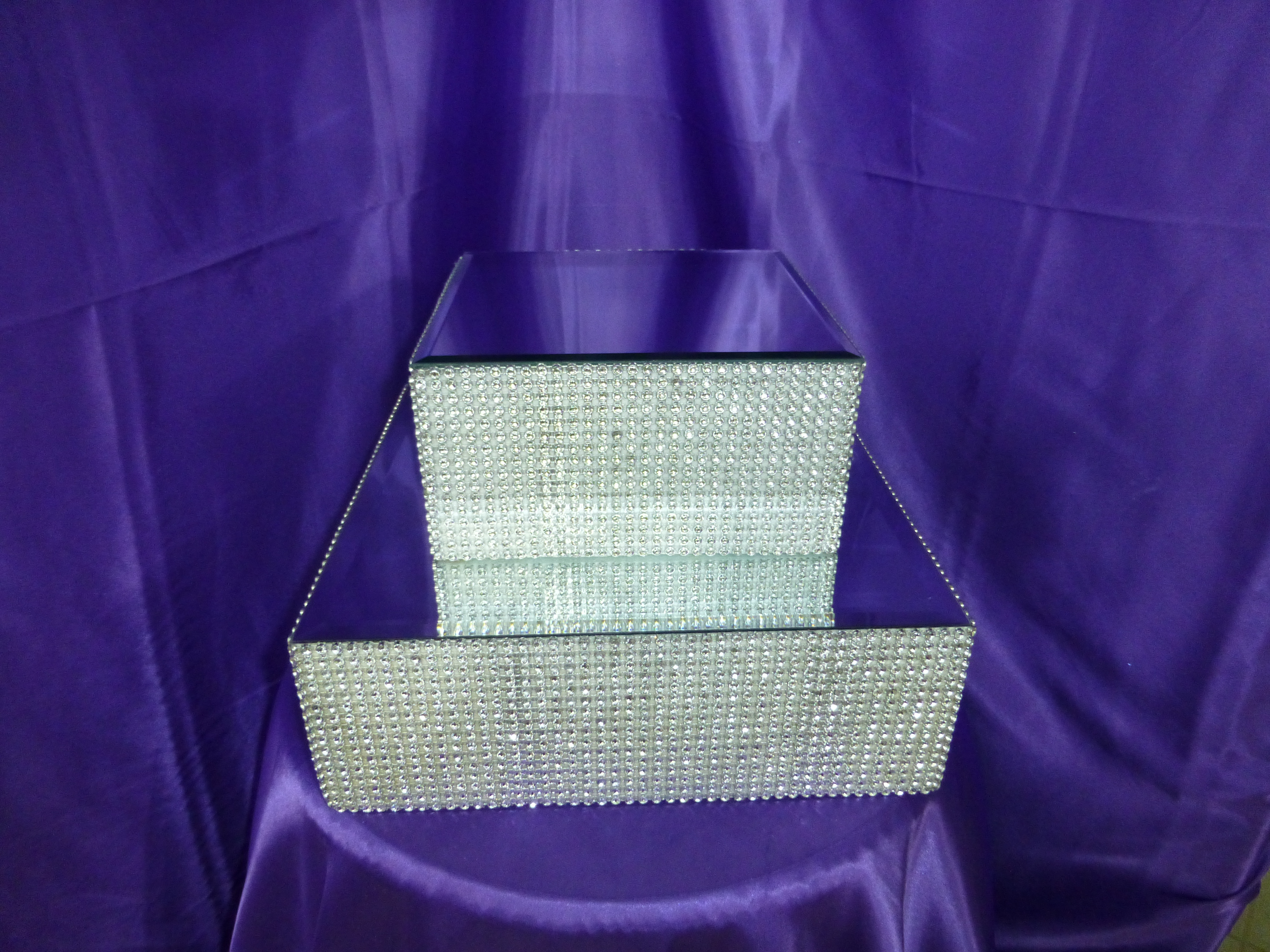 Square Rhinestone Stand Rental