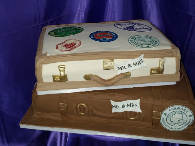 Suitcase Cake