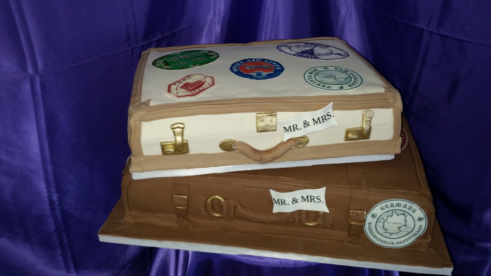 Suitcase Cake