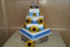 Sunflower Wedding Cake