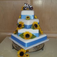 Sunflower Wedding Cake