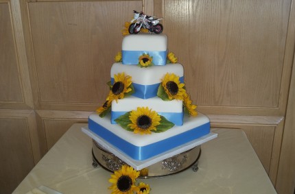 Sunflower Wedding Cake