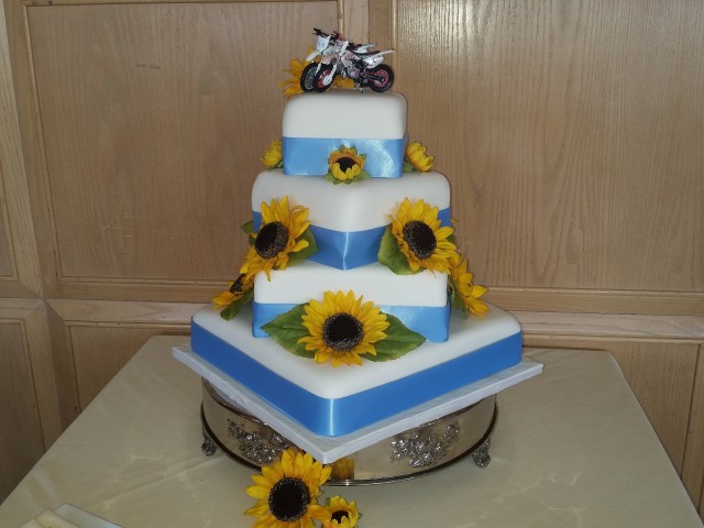 Sunflower Wedding Cake