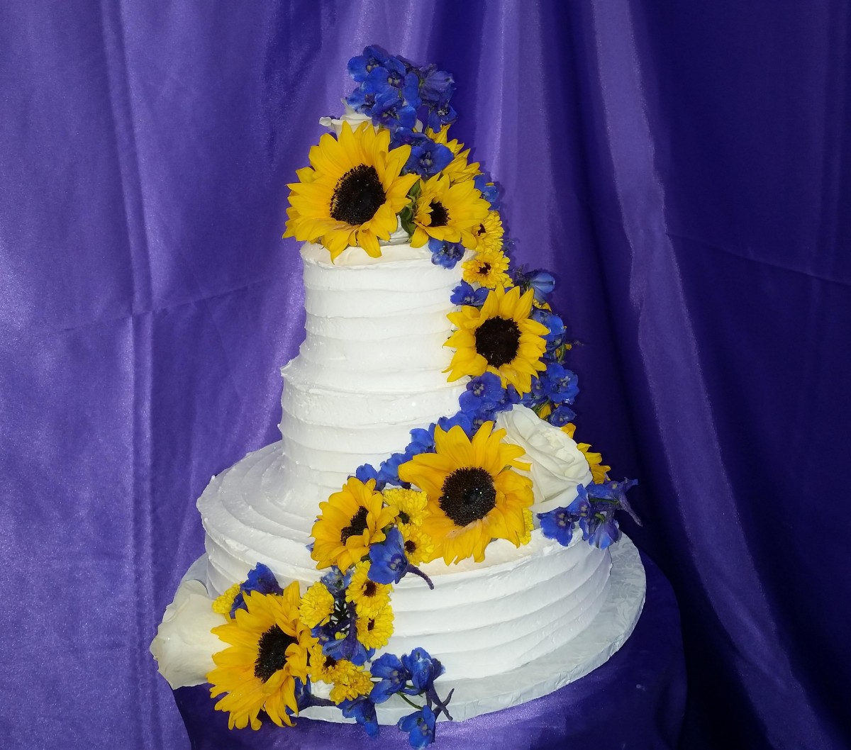 Sunflower Wedding Cake