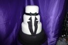 Tuxedo Wedding Cake
