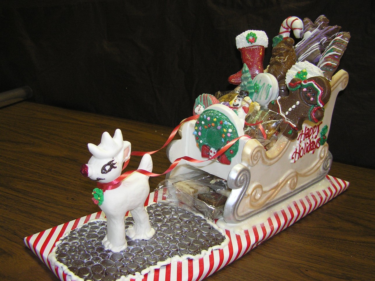 Edible Chocolate Sleigh