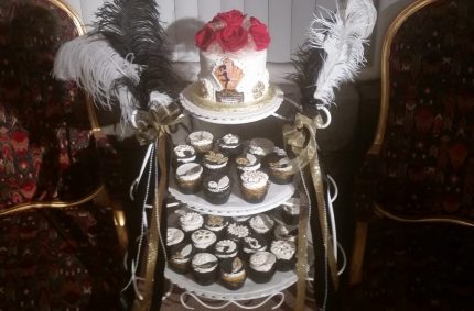 Great Gatsby Cupcake Tower