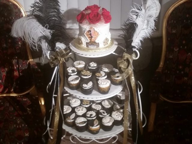 Great Gatsby Cupcake Tower