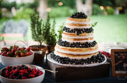 Naked Wedding Cake